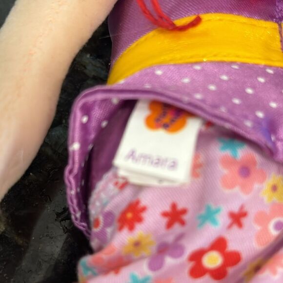 Manhattan Toy Groovy Girls 13" Amara Plush Rag Doll with Dress 2008 - Picture 6 of 7